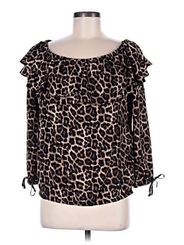 MICHAEL Michael Kors Long Sleeve Blouse (view 1)