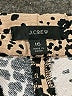 J.Crew Animal Print Tan Gold Linen Pants Size 16 - photo 7