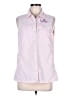 L.L.Bean Pink Sleeveless Button-Down Shirt Size M - photo 1