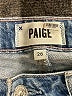 Paige Chevron-herringbone Blue Jeans Size 26 waist - photo 7