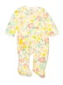 Carter's 100% Polyester Floral Yellow Short Sleeve Onesie 0-3 MO / 3 MO - photo 1