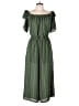 AUW 100% Polyester Stripes Green Jumpsuit Size 12 - photo 1