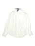 IZOD Solid Ivory Long Sleeve Button-Down Shirt Size 6 - 7 - photo 1