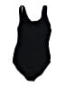 Assorted Brands 100% Polyester Solid Black One Piece Swimsuit Size 12 - photo 1