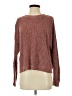 American Eagle Outfitters Metallic Brown Burgundy Pullover Sweater Size S - photo 1