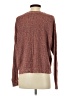 American Eagle Outfitters Metallic Brown Burgundy Pullover Sweater Size S - photo 2