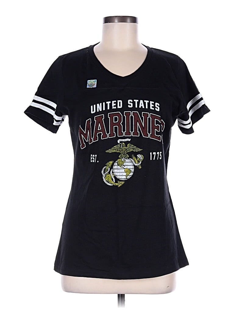 Pre-owned Lat Short Sleeve T-shirt In Black