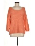 Knitted & Knotted Orange Pullover Sweater Size M - photo 1