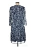 AB Studio 100% Polyester Print Blue Casual Dress Size M - photo 2