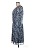 AB Studio 100% Polyester Print Blue Casual Dress Size M - photo 5