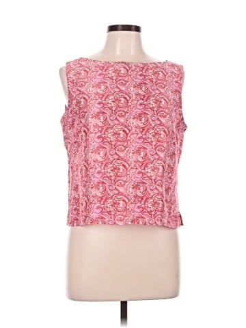 Evan Picone Sleeveless Silk Top (view 1)