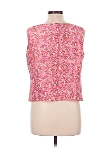 Evan Picone Sleeveless Silk Top (view 2)