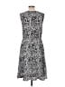 Talbots Animal Print Gray Casual Dress Size 10 - photo 2