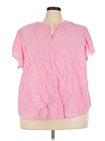 Liz Claiborne Short Sleeve Blouse (view 1)