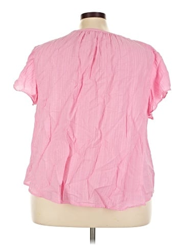 Liz Claiborne Short Sleeve Blouse (view 2)