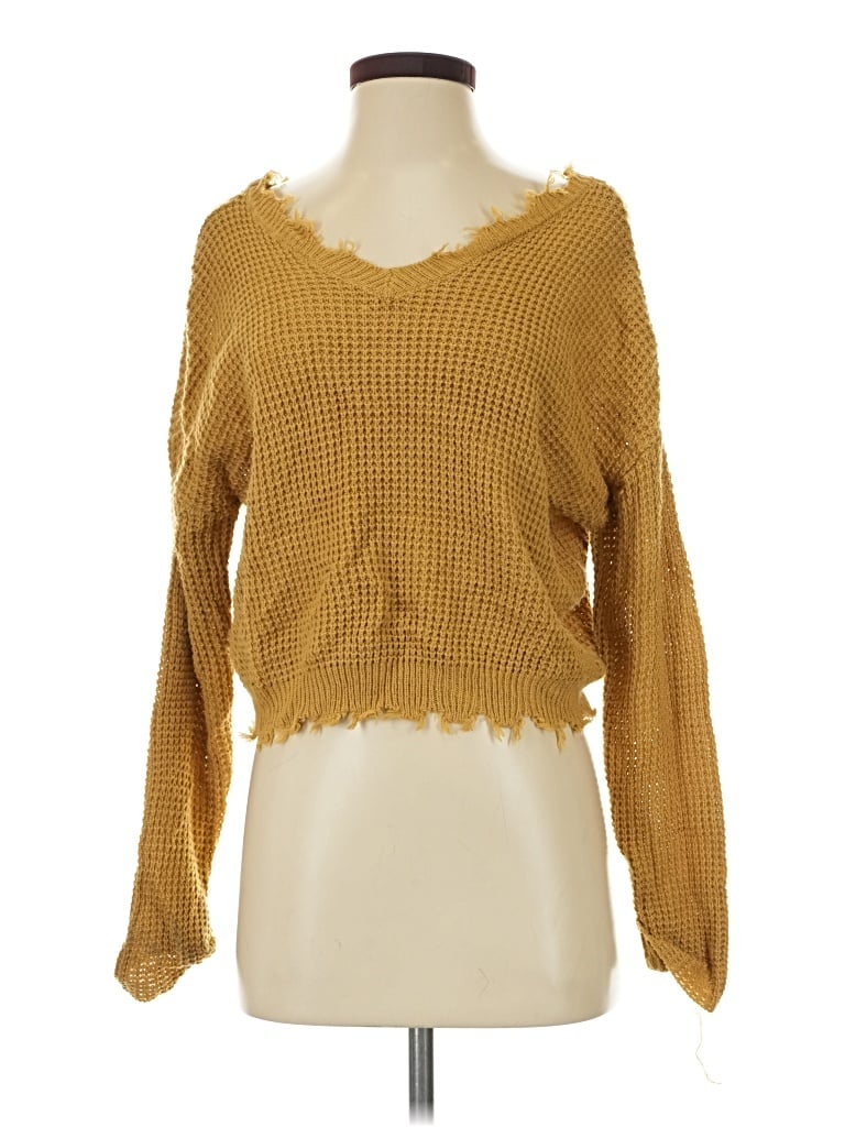 Pre-owned Moon & Madison Pullover Sweater In Yellow