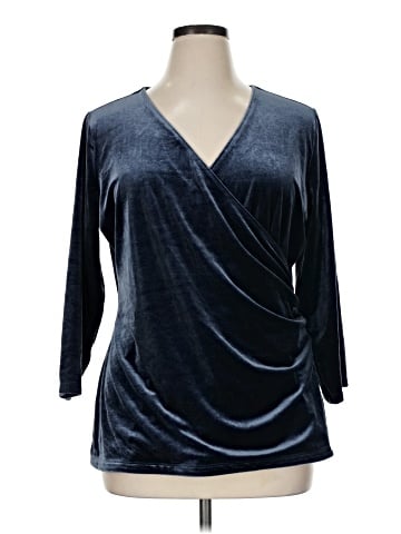 Susan Graver 3/4 Sleeve Top (view 1)