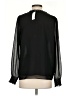 Ann Taylor 100% Polyester Black Long Sleeve Blouse Size S - photo 2