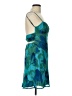billy j 100% Polyester Tropical Teal Cocktail Dress Size 12 - photo 4