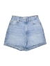 Zara Blue Denim Shorts Size 4 - photo 1