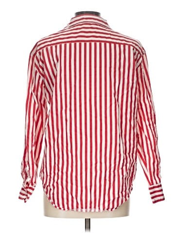 Zara Basic Long Sleeve Button-Down Shirt (view 2)