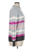 St. John's Bay Stripes Gray Turtleneck Sweater Size XL - photo 4