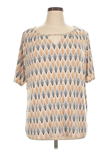 Worthington Short Sleeve Blouse (view 1)