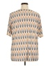Worthington Tan Short Sleeve Blouse Size 0X - photo 2