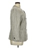 Louis Féraud 100% Wool Houndstooth Gray Wool Coat Size 14 - photo 4