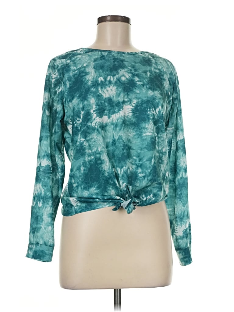 Pre-owned Bobbie Brooks Long Sleeve T-shirt In Teal