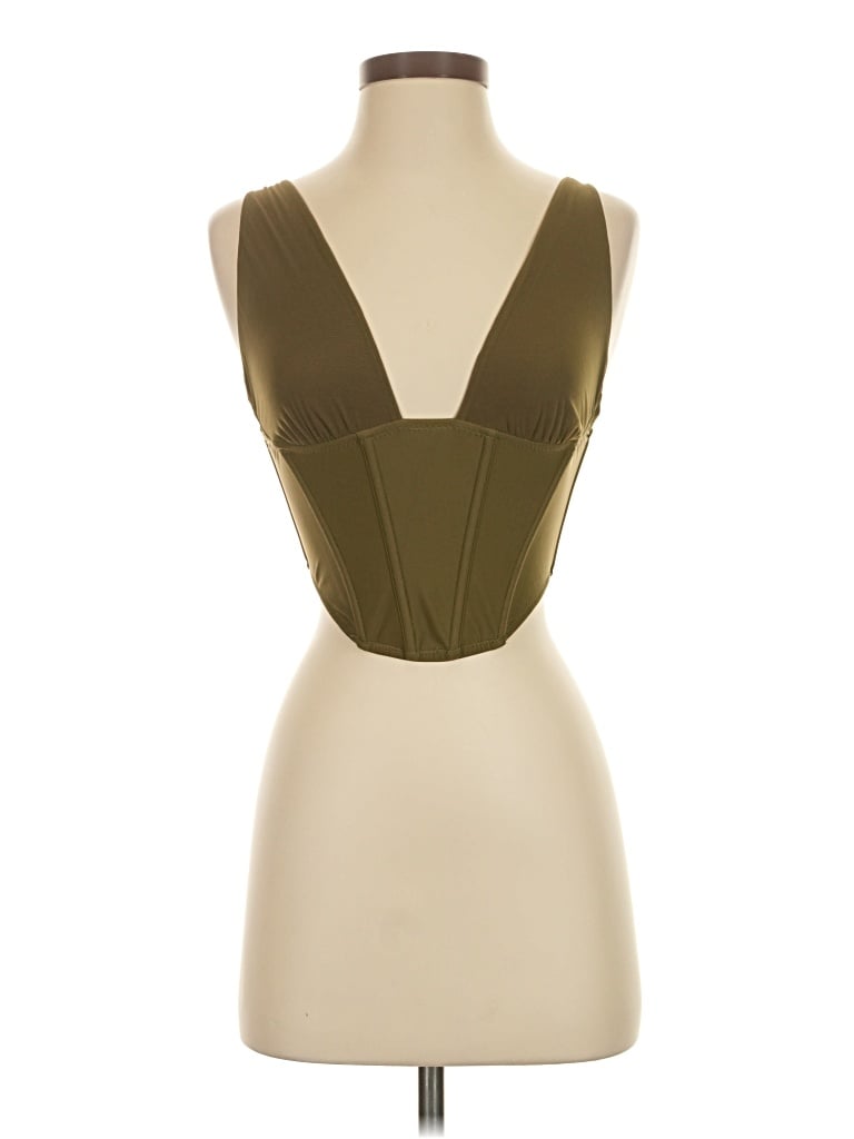 Pre-owned Out From Under Sleeveless Blouse In Green