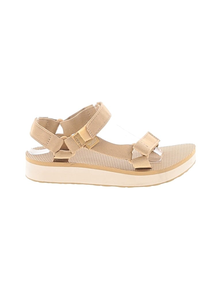 Pre-owned Teva Sandals In Tan