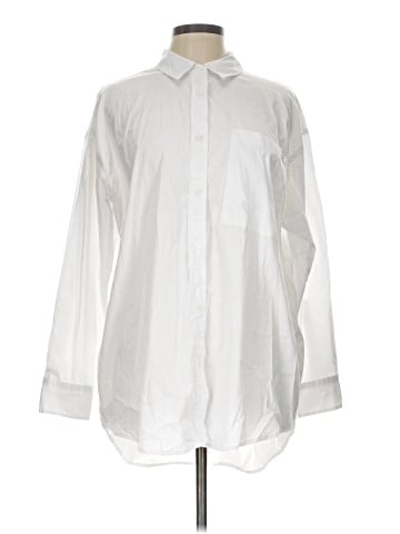 CALVIN KLEIN JEANS Long Sleeve Button-Down Shirt (view 1)