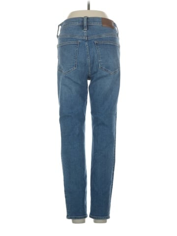 Madewell 9" Mid-Rise Skinny Crop Jeans: Button-Front TENCEL&trade; Denim Edition (view 2)
