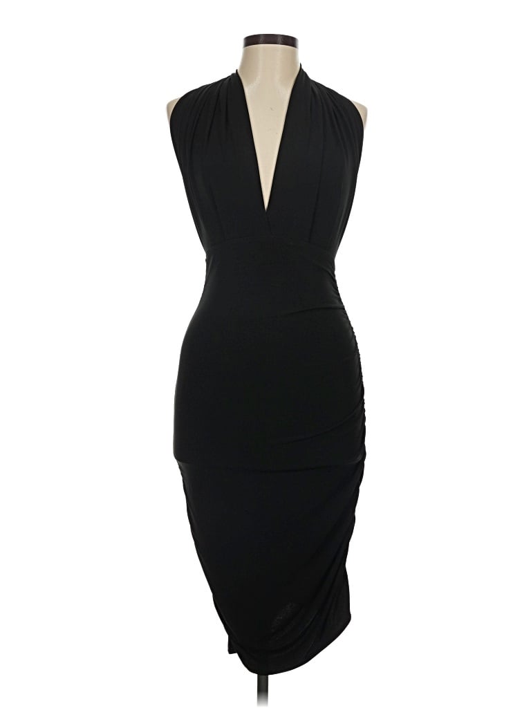 Pre-owned Moda International Cocktail Dress In Black