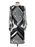 Sangria Graphic Silver Casual Dress Size 10 - photo 2