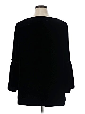 Lafayette 148 New York 3/4 Sleeve T-Shirt (view 2)