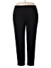 Roaman's 100% Polyester Solid Black Active Pants Size 18w - photo 1