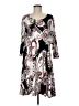 Chico's Paisley Black Casual Dress Size M - photo 1