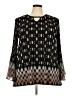 Alfani 100% Polyester Black Long Sleeve Blouse Size 3X - photo 1
