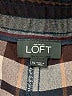 Ann Taylor LOFT Plaid Black Casual Pants Size XL - photo 4