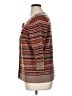 Talbots Argyle Fair Isle Color Block Orange Brown Cardigan Size 1X Petite - photo 5