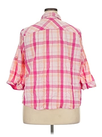 Croft & Barrow 3/4 Sleeve Button-Down Shirt (view 2)