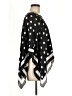 Nicole Miller 100% Polyester Polka Dots Black Poncho One size - photo 4