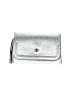 Unbranded 100% Leather Metallic Silver Leather Wallet One size - photo 1