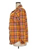 Bobbie Brooks 100% Polyester Plaid Orange Long Sleeve Blouse Size 2X - photo 5