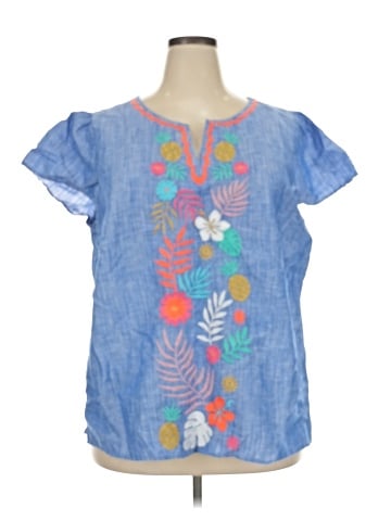 Talbots Short Sleeve Blouse (view 1)