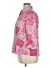 Blair 100% Polyester Print Pink 3/4 Sleeve Blouse Size XL - photo 5
