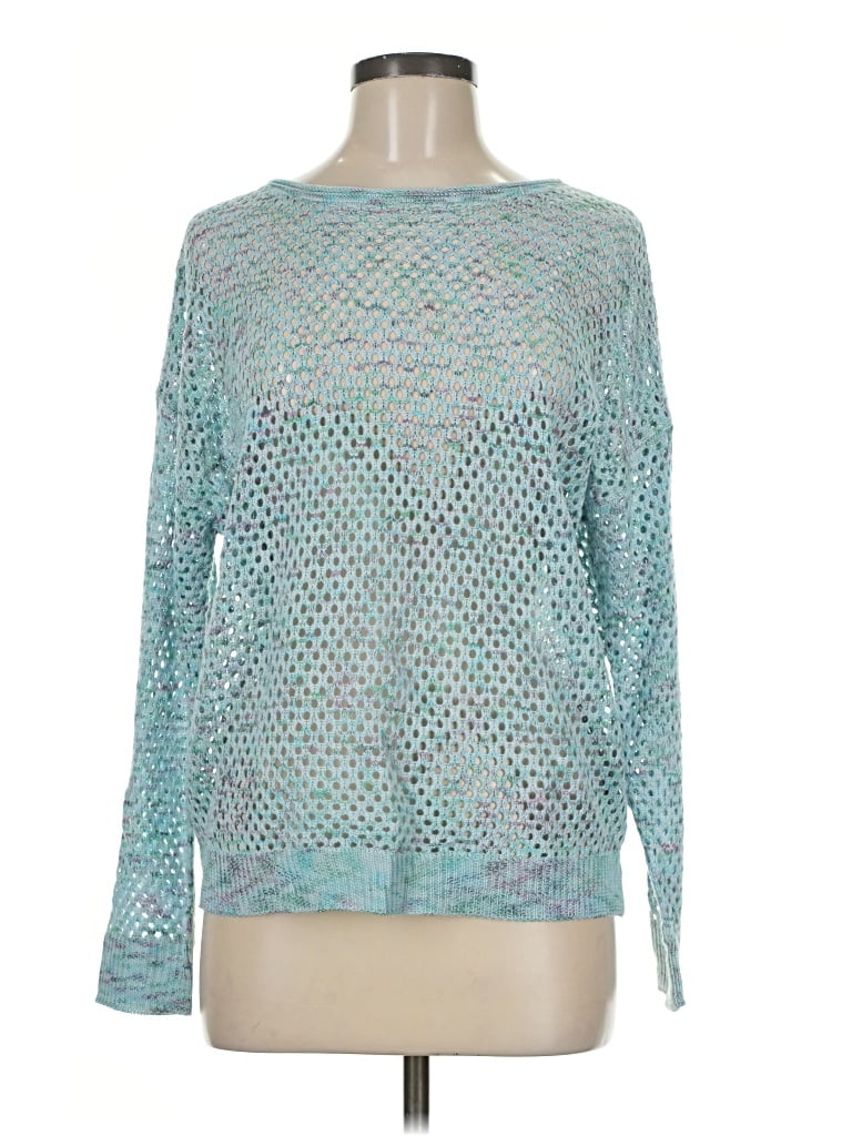 Pre-owned John Paul Richard Pullover Sweater In Teal