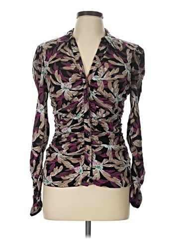 Diane von Furstenberg Long Sleeve Blouse (view 1)